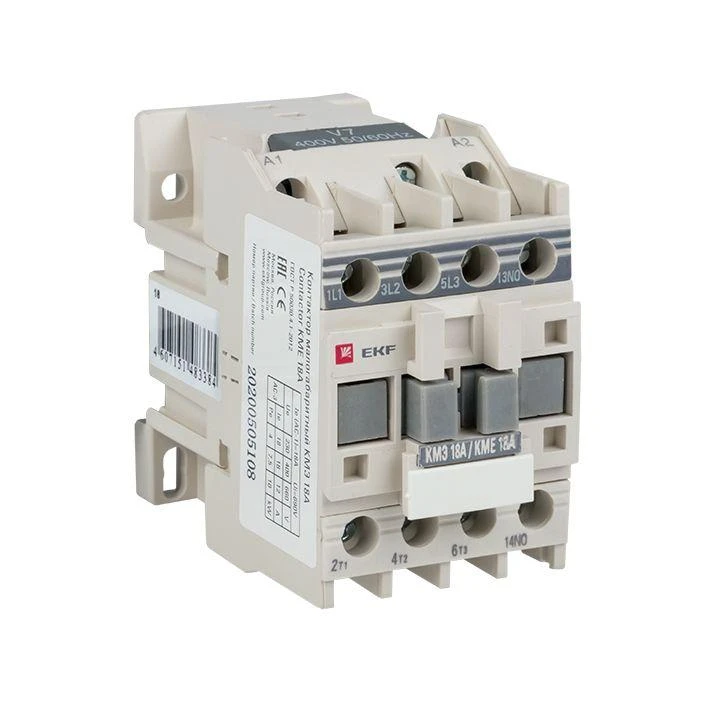 Контактор КМЭ 18А кат. 220В AC 1НО EKF ctr-s-18-220 6