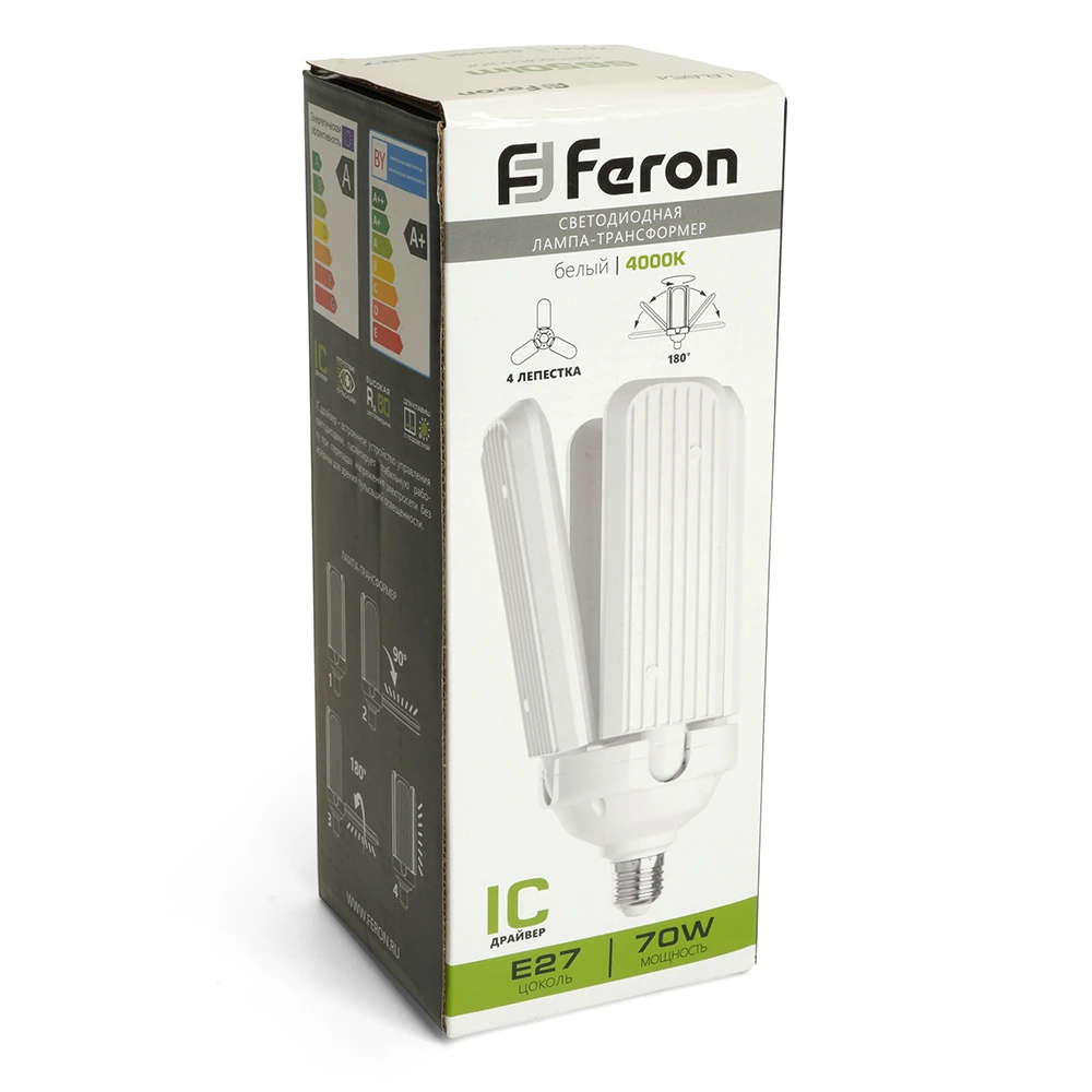 Лампа светодиодная Feron LB-654 E27 70W 175-265V 4000К 48773 8