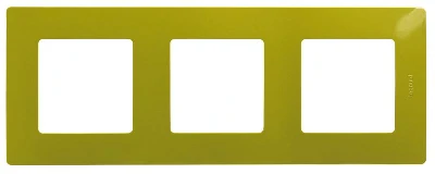 Рамка 3-м СП Etika IP20 зел. папоротник IEK 672543