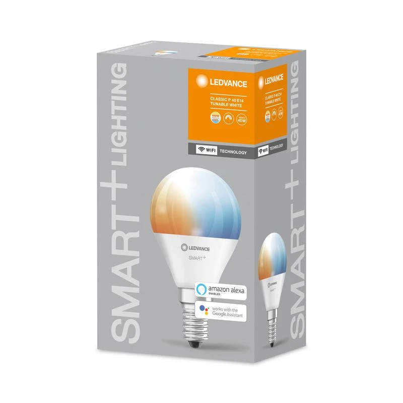 Лампа светодиодная SMART+ WiFi Mini Bulb Tunable White 40 5Вт/2700-6500К E14 LEDVANCE 4058075485617 1