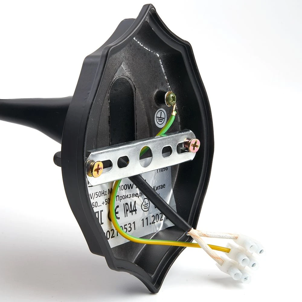 Светильник садово-парковый Feron 8101/PL8101 восьмигранный на стену вверх 100W E27 230V, черный 11096 5