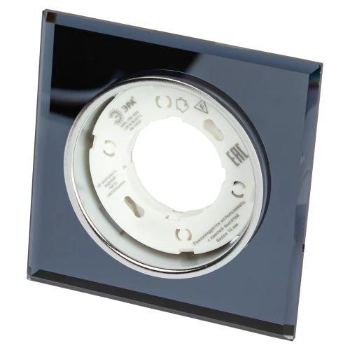 Светильник DK LD50 BK GX53 со светодиодной подсветкой встраиваемый черн. Эра Б0057473 7