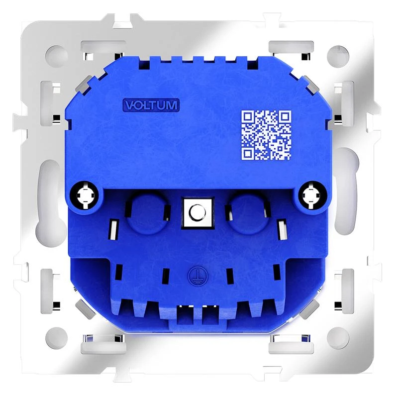 Розетка 1-м СП S70 16А с USB A+A с заземл. защ. шторки механизм кашемир Voltum VLS040403 3