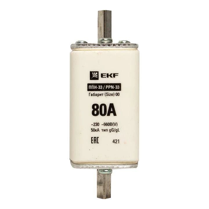 Вставка плавкая ППН-33 160/80А габарит 00 PROxima EKF fus-33/160/80 5