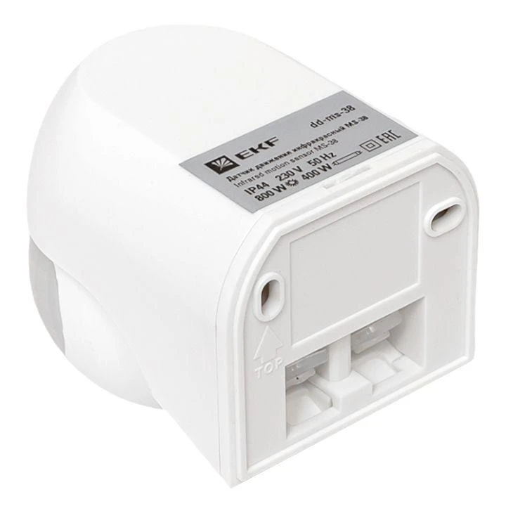Датчик движения (ИК) MS-38 настен. 800Вт 180гр. до 12м IP44 PROxima EKF dd-ms-38 7