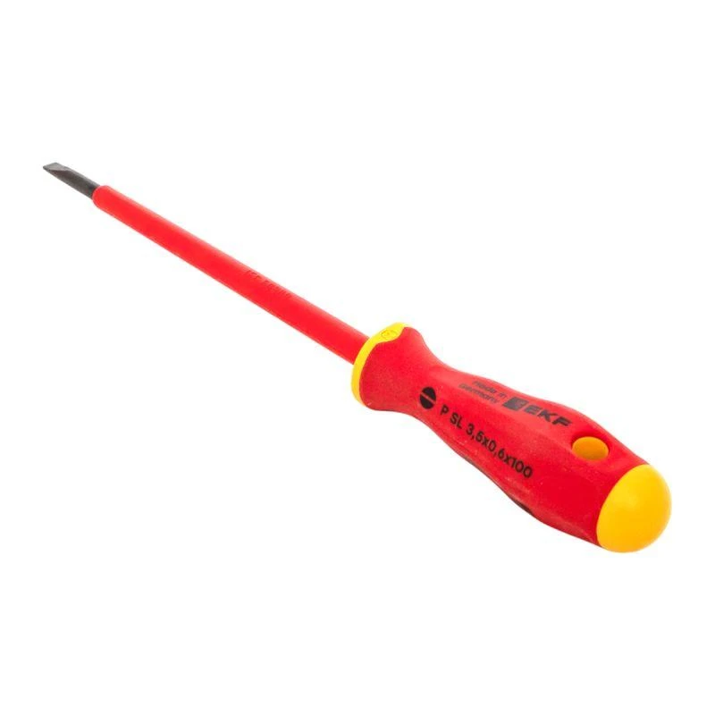 Отвертка Professional SL3.5х0.6мм VDE 1000В EKF sl-3.5-0.6-pro-in 4