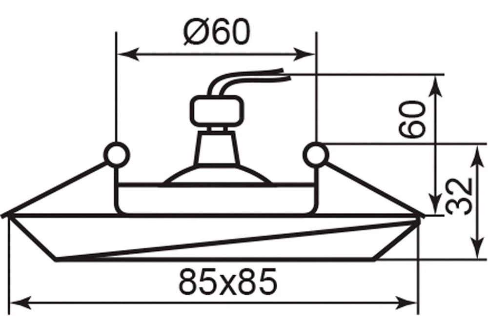 Светильник встраиваемый Feron DL230 потолочный MR16 G5.3 хром 18600 1