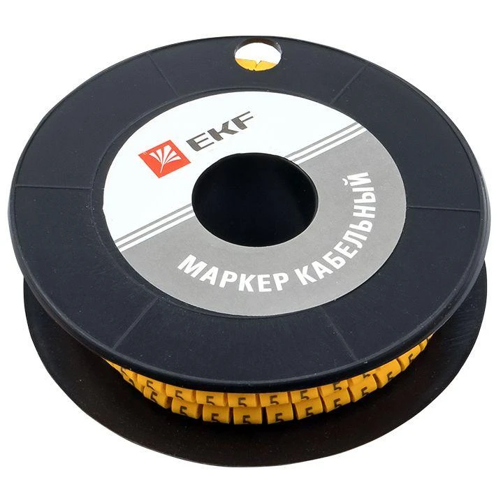 Маркер каб. 1.5кв.мм "5" (к-1000ед) (ЕС-0) EKF plc-KM-1.5-5 1