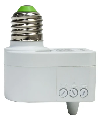 Микроволновый датчик движения (с патроном E27) 5.8GHz 230V 60W 5m 360° белый, SEN41 22070