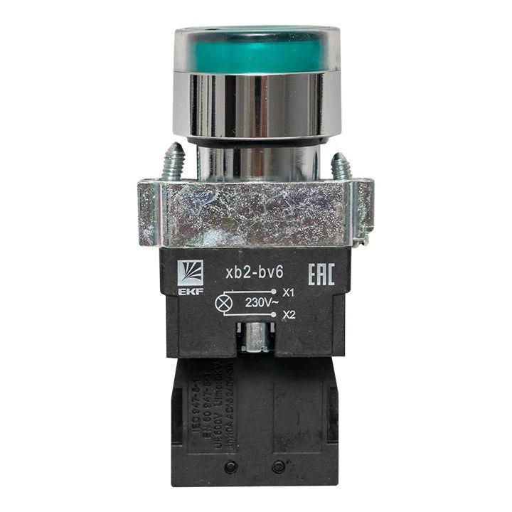 Кнопка BA31 с подсветкой 230В зел. NO PROxima EKF xb2-bw31-230 3