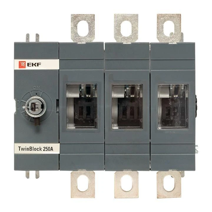 Рубильник 3п 250А без рукоятки управления TwinBlock PROxima EKF tb-s-250-3p 3