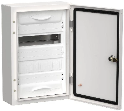 Корпус ЩРн-24 (1х24) TITAN 5 460х310х140 IP54 одна дверь метал. бел. IEK TI5-50-N-024-54