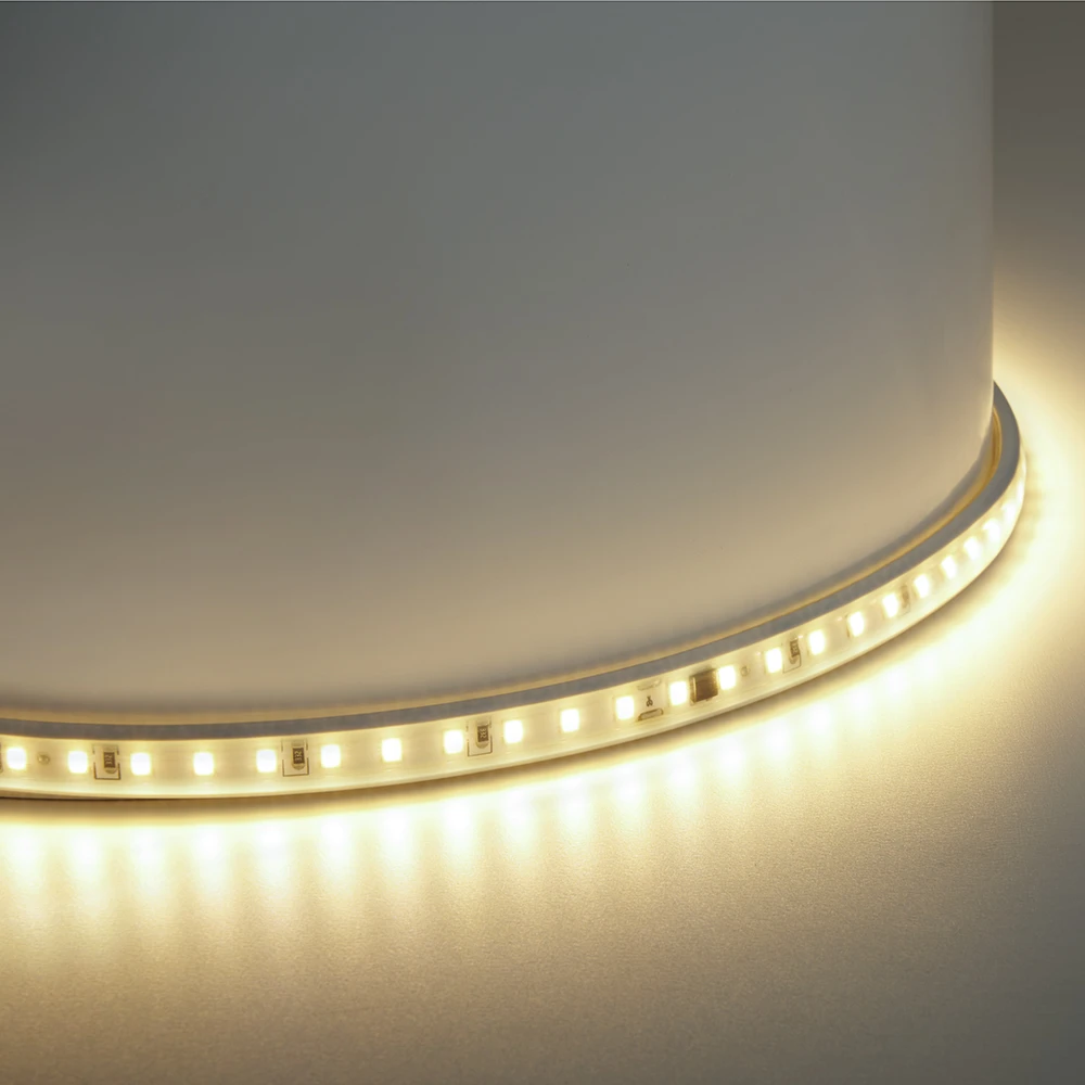Светодиодная LED лента Feron LS710, 120SMD(2835)/м 10Вт/м 220V длина 25м, 3000K, IP65, с 1 сетевым шнуром, 2 заглушками, 2 коннекторами в комплекте 48766 1