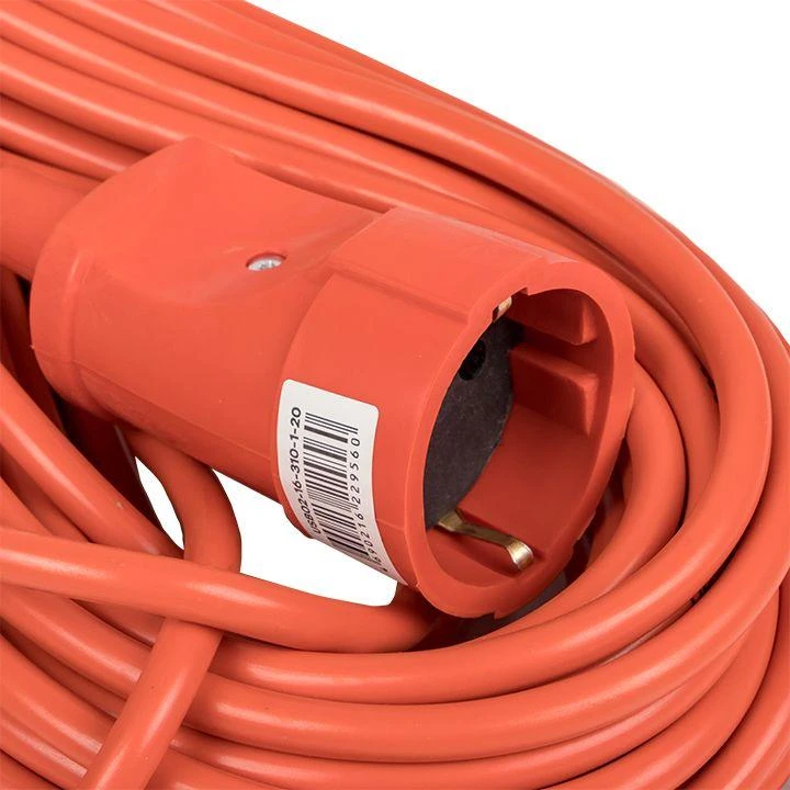 Удлинитель-шнур 1х20м с заземл. 16А IP20 Зевс 2.0 3.5кВт ПВС 3х1 PROxima EKF USB02-16-310-1-20 1