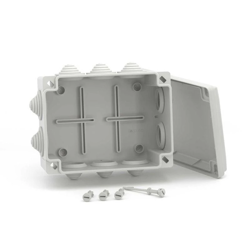 Коробка распределительная ОП 190х140х70мм IP55 10 каб. ввод DKC 54100 4