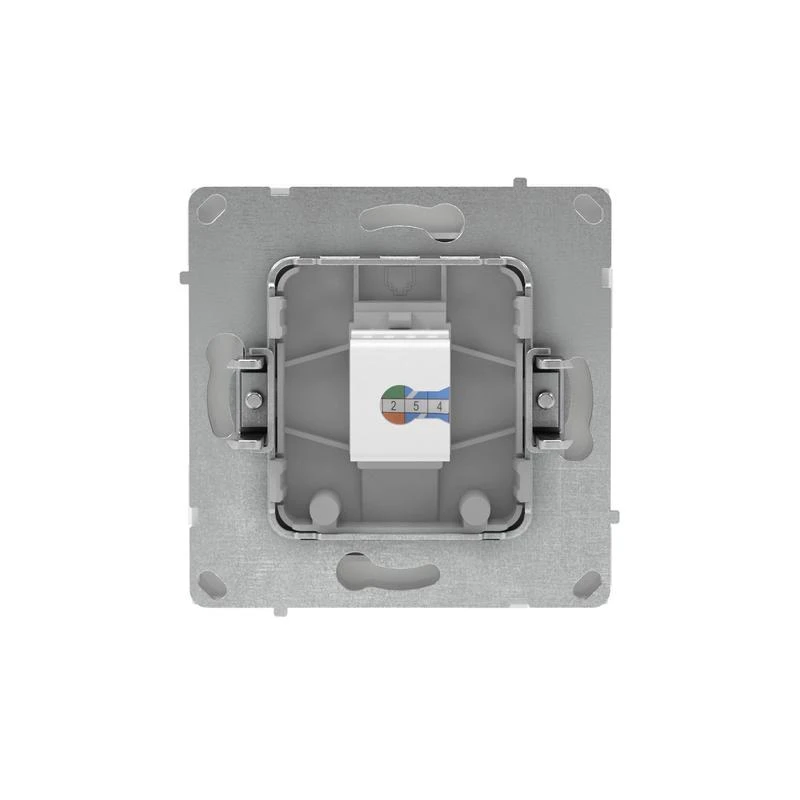 Розетка компьютерная 1-м KANT RJ45 кат.5E без шторки бел. песок DKC 7010663 2