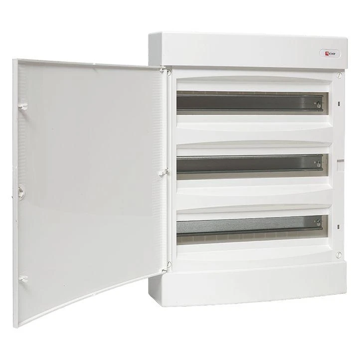 Щит распределительный навесной Unix 3х18мод. IP41 бел. дверь PROxima EKF ux-3x18-nw 9