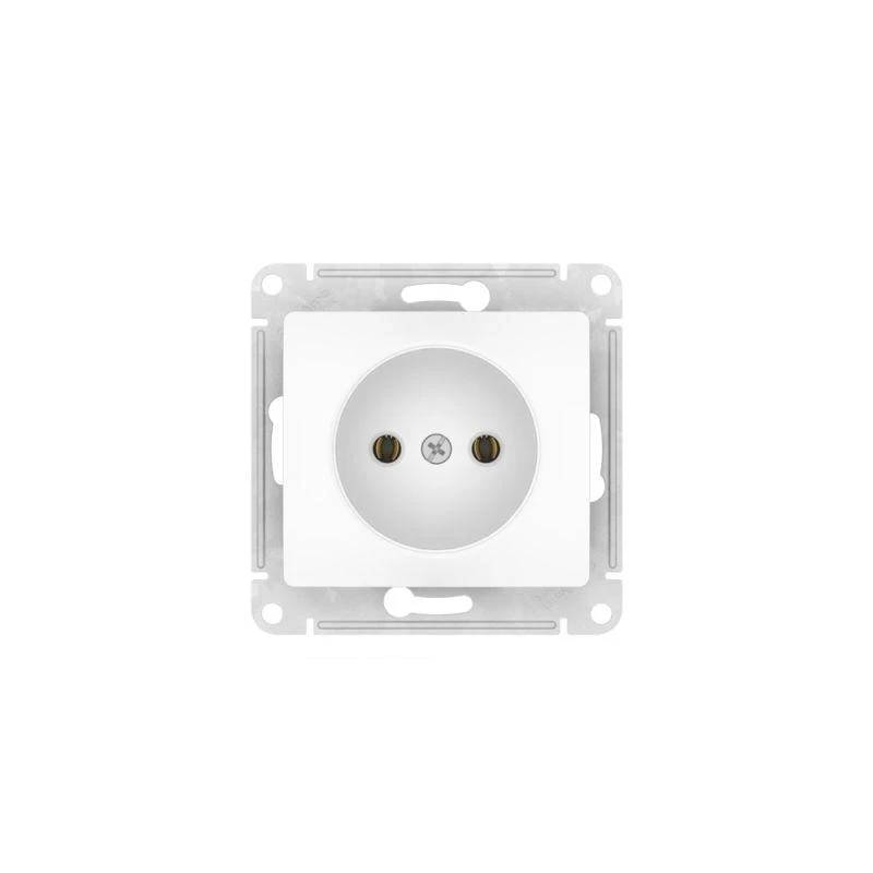 Розетка Glossa 16А без заземл. быстрозажим. клем. механизм бел. SE GSL000141S 4