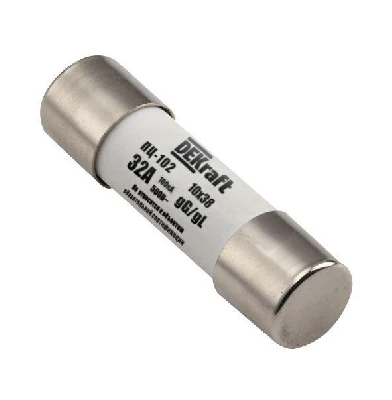 Предохранитель цилиндрический 25А 10х38 ПЦ-102 DEKraft 21368DEK 0