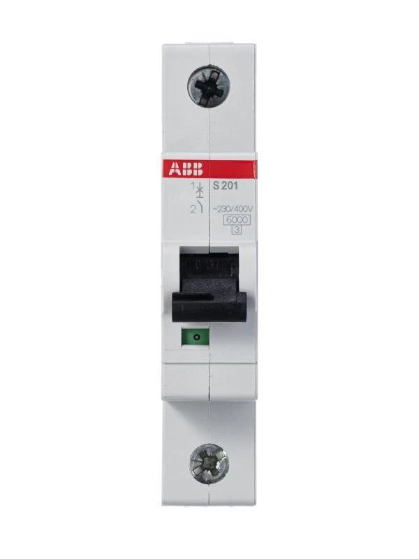 Выключатель автоматический модульный 1п B 16А 6кА S201 B16 ABB 2CDS251001R1165 2