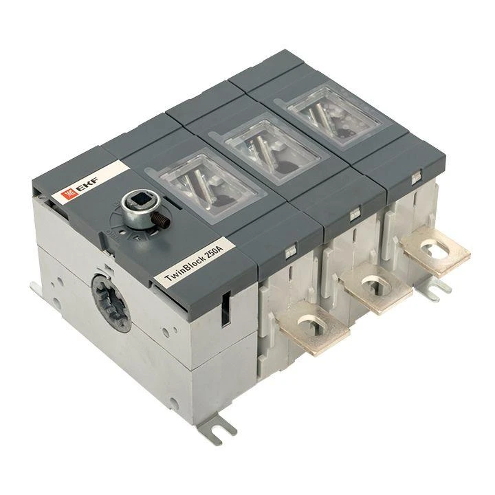 Рубильник 3п 250А без рукоятки управления TwinBlock PROxima EKF tb-s-250-3p 4