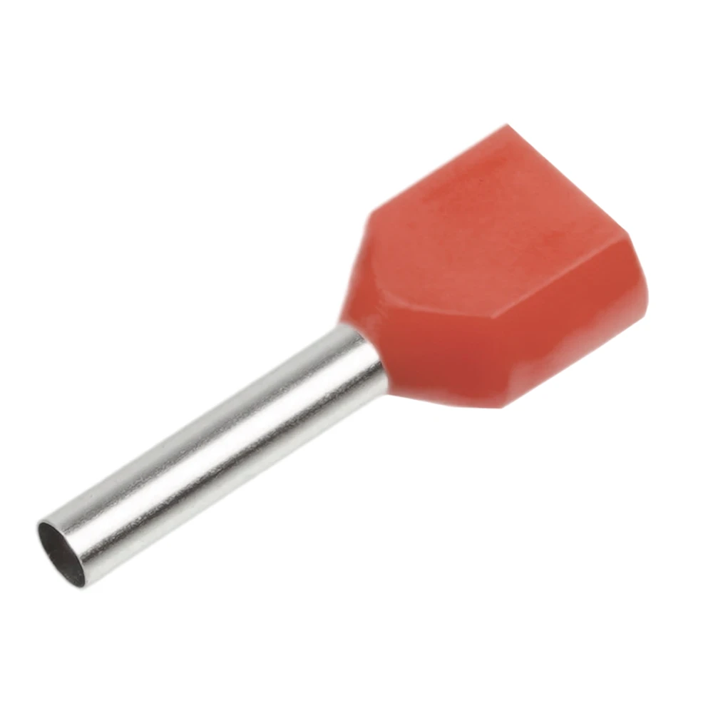 LD406-1008 Наконечник штыревой втулочный изолированный НШВИ(2) 1,0-8 (DIY упаковка 25 шт) 50402 1