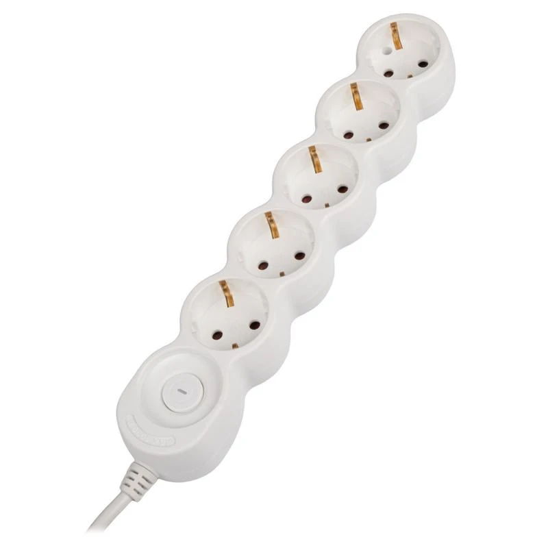 Удлинитель EX-05GS-500 (5х5) заземл. выкл. JazzWay 5065208 2