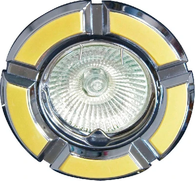 Светильник встраиваемый Feron 098T-MR16 потолочный MR16 G5.3 золото-хром 17638