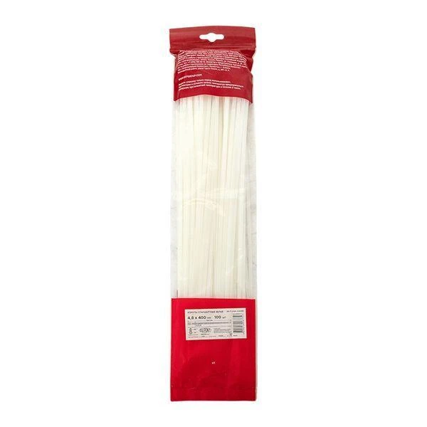 Хомут P6.6 4.8х400 FlexLock стандартный бел. (уп.100шт) PROxima EKF plc-fl-ctsw-4.8x400 4