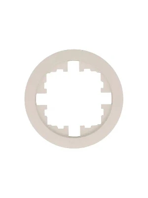 Рамка 1-м OSEN горизонт. круглая сл. кость LEZARD 744-9000-146