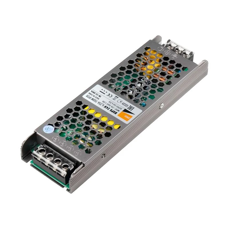 Блок питания для светодиод. ленты BSPS 150Вт 6.25А 24В IP20 метал. JazzWay 5015593 6