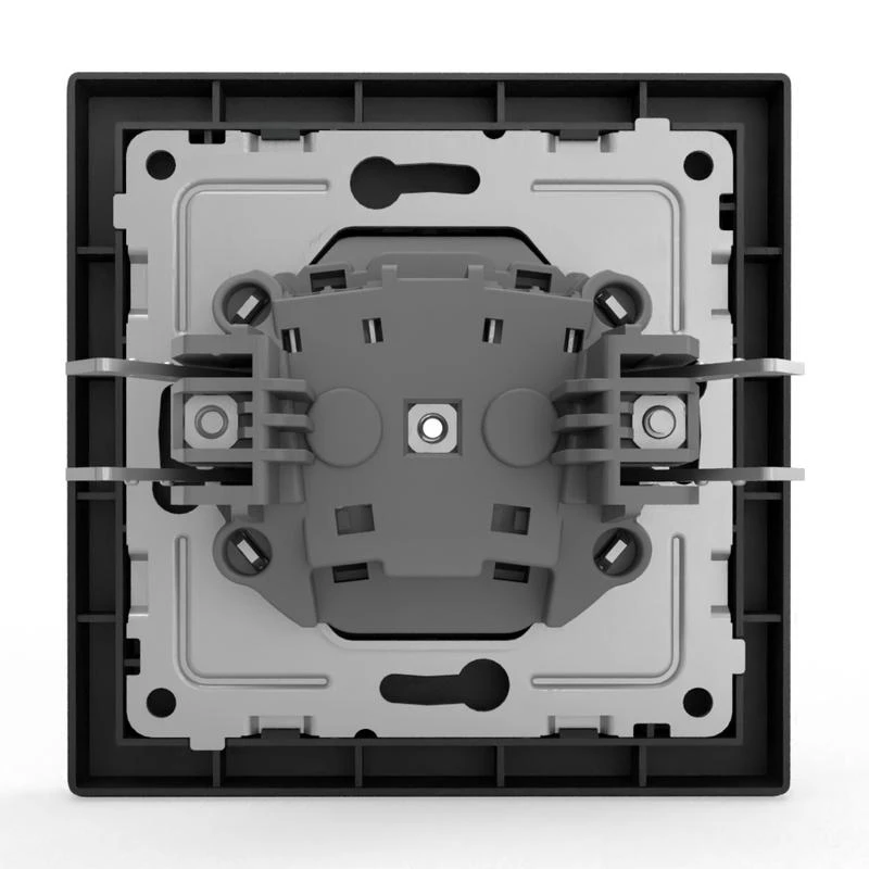 Розетка 1-м СП Pixel 16А IP20 без заземл. в сборе карбон TOKOV ELECTRIC TKE-PX-R1F-C14 4