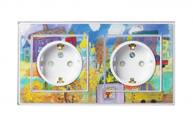 Розетка 1-м СП AtlasDesign Art 16А IP20 с заземл. защ. шторки механизм бел. SE ATN200145 13