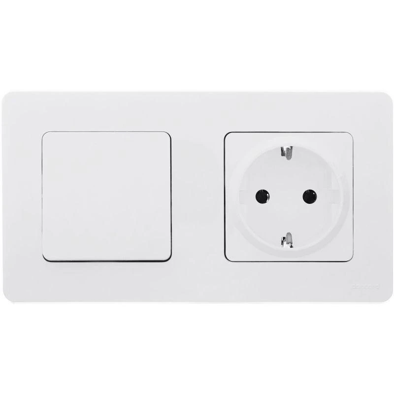 Выключатель 1-кл. Inspiria 10А IP20 250В 10AX механизм бел. IEK 673600 1