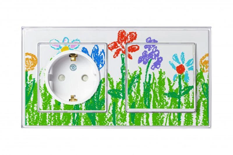 Розетка 1-м СП AtlasDesign Art 16А IP20 с заземл. защ. шторки механизм бел. SE ATN200145 12