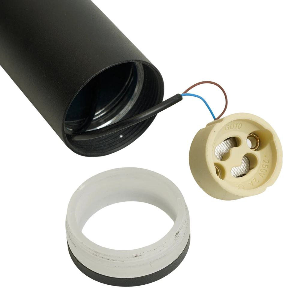 Светильник потолочный Feron ML1008 Barrel LUNA levitation на подвесе MR11 35W 230V, черный 40*250 51377 5