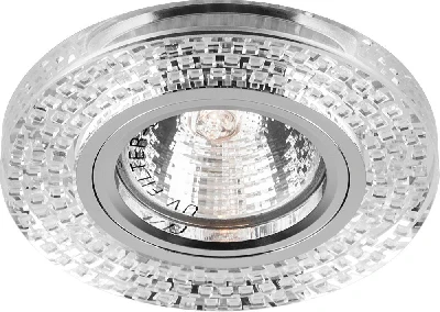 Светильник встраиваемый Feron 8999-2 потолочный MR16 G5.3 прозрачный 28416