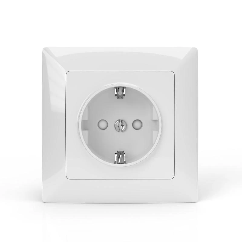 Розетка 1-м СП AVA 16А IP20 с заземл. защ. шторки в сборе бел. TOKOV ELECTRIC TKL-AV-R1FZSF-C01 1