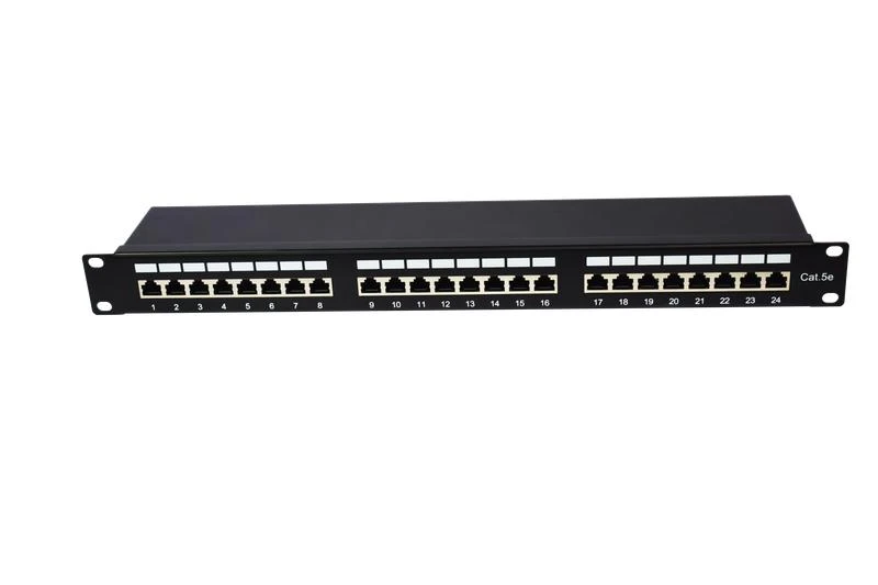 Патч-панель 19дюйм 1U кат.5E экранир. 24 порта RJ-45 Dual IDC TOKOV ELECTRIC TKE-PP-5E-1U-24P-STP 1