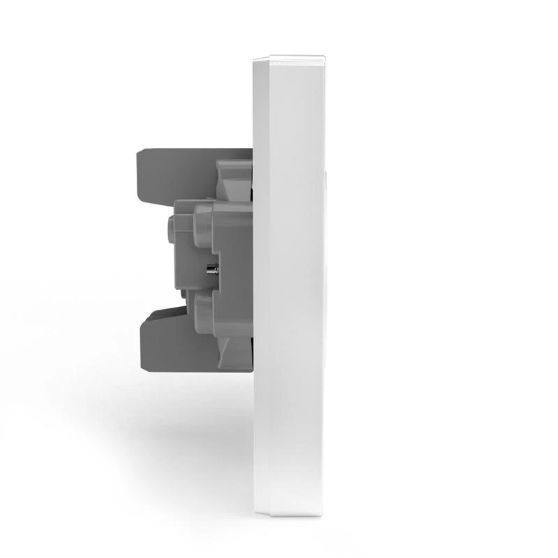 Розетка 2-м СП Pixel 16А IP20 без заземл. в сборе бел. TOKOV ELECTRIC TKE-PX-R2F-C01 3
