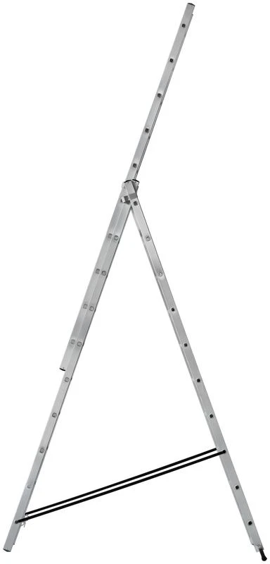 Лестница трехсекционная 3х10 H=285/481/674см 12.19кг алюм. FIT 65435 1