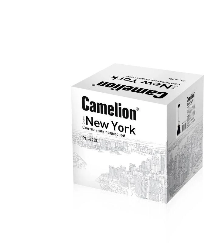 Светильник PL-428L С62 подвес. New York 1х E27 60Вт 230В черн.+медь Camelion 13072 2