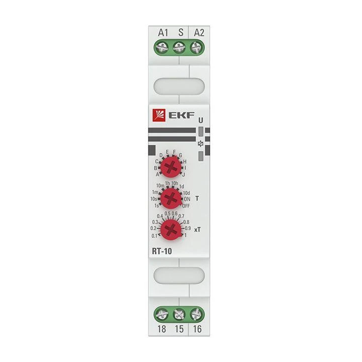 Реле времени RT-10 12-240В 10 устанавл. функц. PROxima EKF rt-10-12-240 2