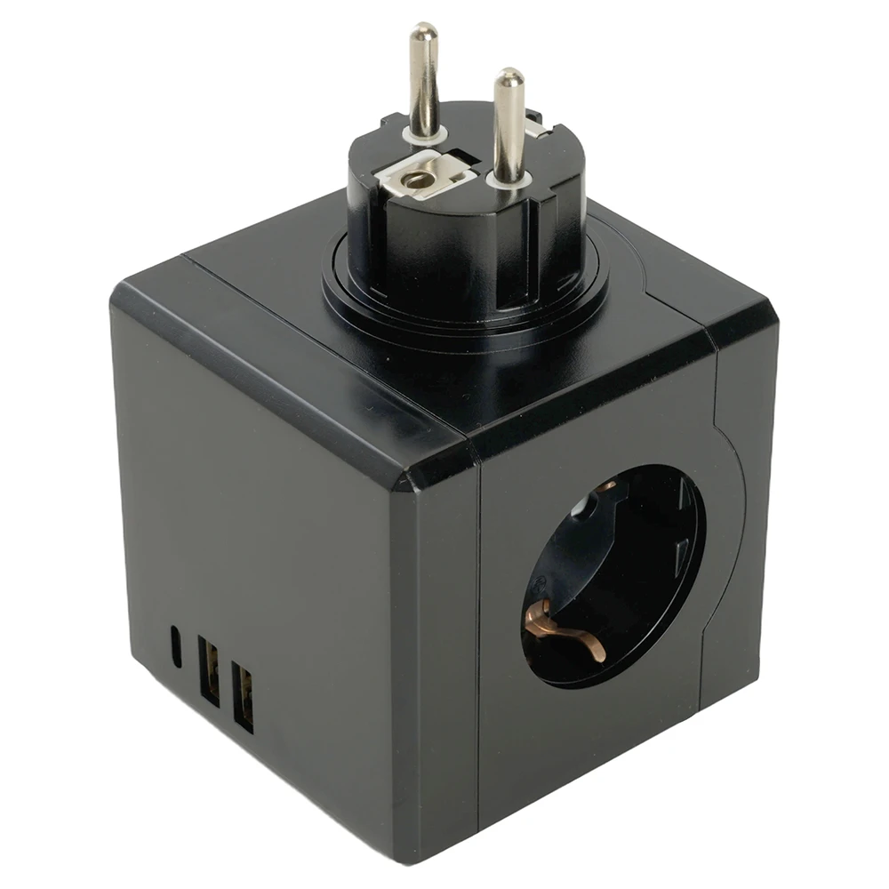 Разветвитель сетевой 3-местный с/з STEKKER ADP16-33-22, 250V, 16A, ABS пластик, белый 49658 4