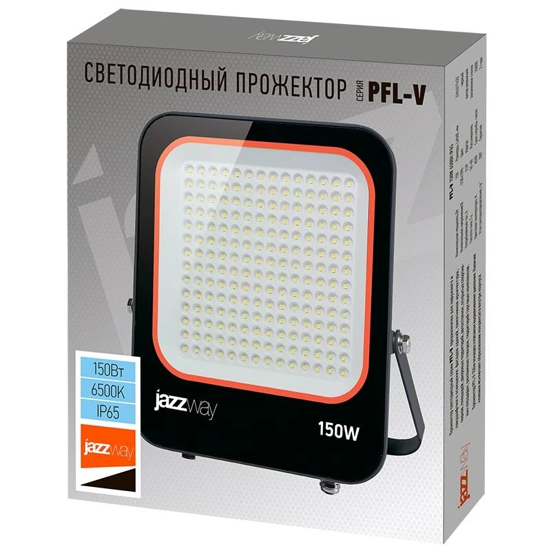 Прожектор светодиодный PFL-V 150Вт 6500К IP65 ДО Pro JazzWay 5039773 4