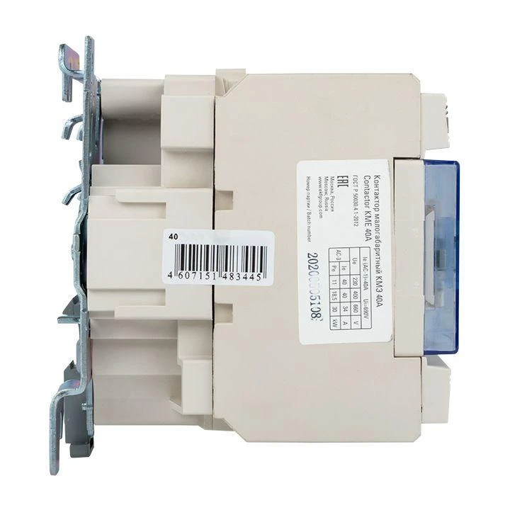 Контактор КМЭ 40А кат. 380В AC 1НО+1НЗ EKF ctr-s-40-380 7