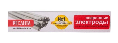 Электрод для ручной дуговой сварки МР-3 Ф2.0 (1кг) Ресанта 71/6/48