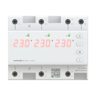 Реле напряжения D6-50 red Welrok 4660251140403