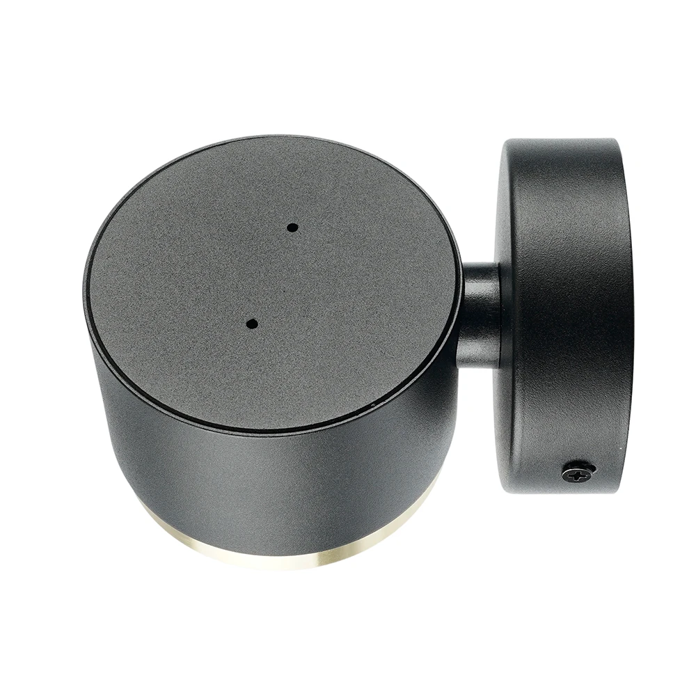 Светильник настенный Feron HL4598 Barrel DUET 12W, 230V,GX53, черный + золото IP20 52019 9