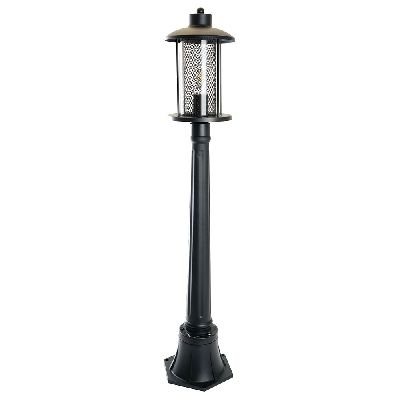 Светильник садово-парковый Feron PL726  столб 60W E27 230V, черный 48391